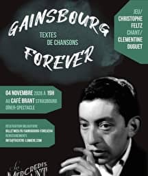Illustration de l'événement : Théâtre musical "Gainsbourg Forever" d'après Serge Gainsbourg