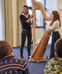Illustration de l'événement : A la découverte des instruments : la harpe