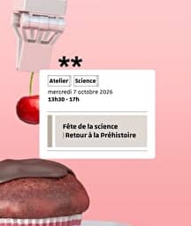 Illustration de l'événement : Fête de la science - Retour à la préhistoire