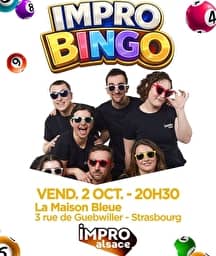 Illustration de l'événement : Show d'IMPRO Alsace : Impro bingo !