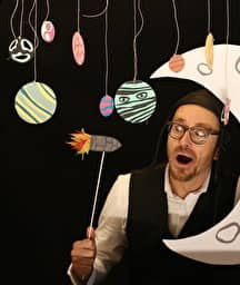 Illustration de l'événement : Comment voyager sur la lune en suçant un bonbon ?
