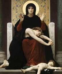 Illustration de l'événement : La Vierge consolatrice de William Bouguereau