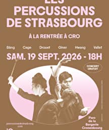 Illustration de l'événement : Les Percussions de Strasbourg en concert