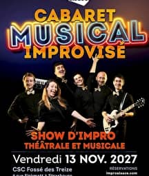 Illustration de l'événement : Show d'IMPRO Alsace : Cabaret Musical Improvisé