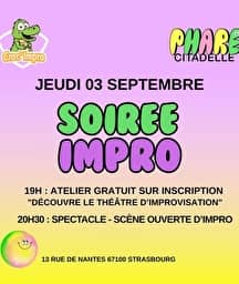 Illustration de l'événement : Soirée Impro - Atelier Découverte & Spectacle