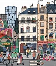 Illustration de l'événement : La ville-Monde : carte en papiers découpés