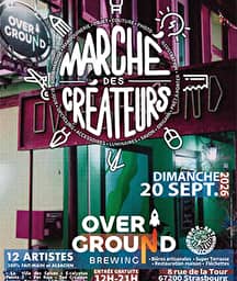 Illustration de l'événement : Marché des Créateurs par Touch-arts chez Overground Brewing