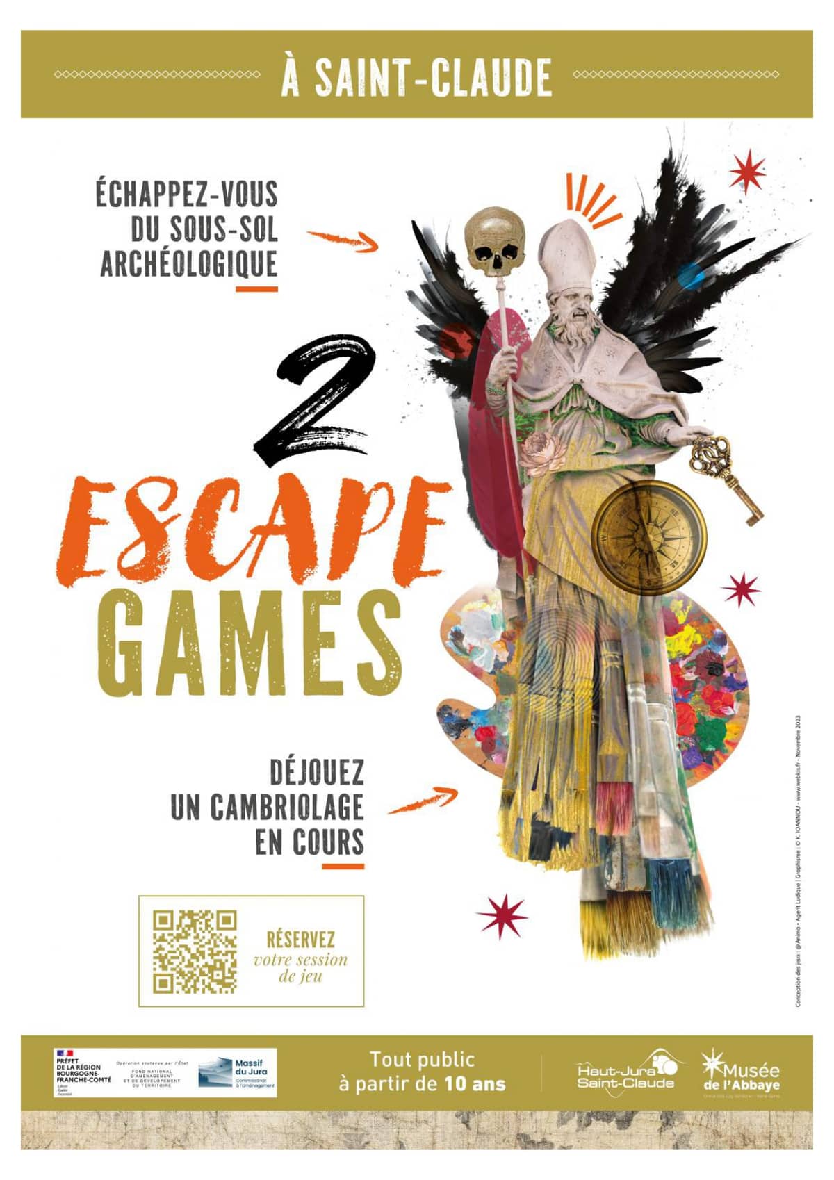 Illustration de l'événement : Musée de l'Abbaye - Escape Game : Vol au musée