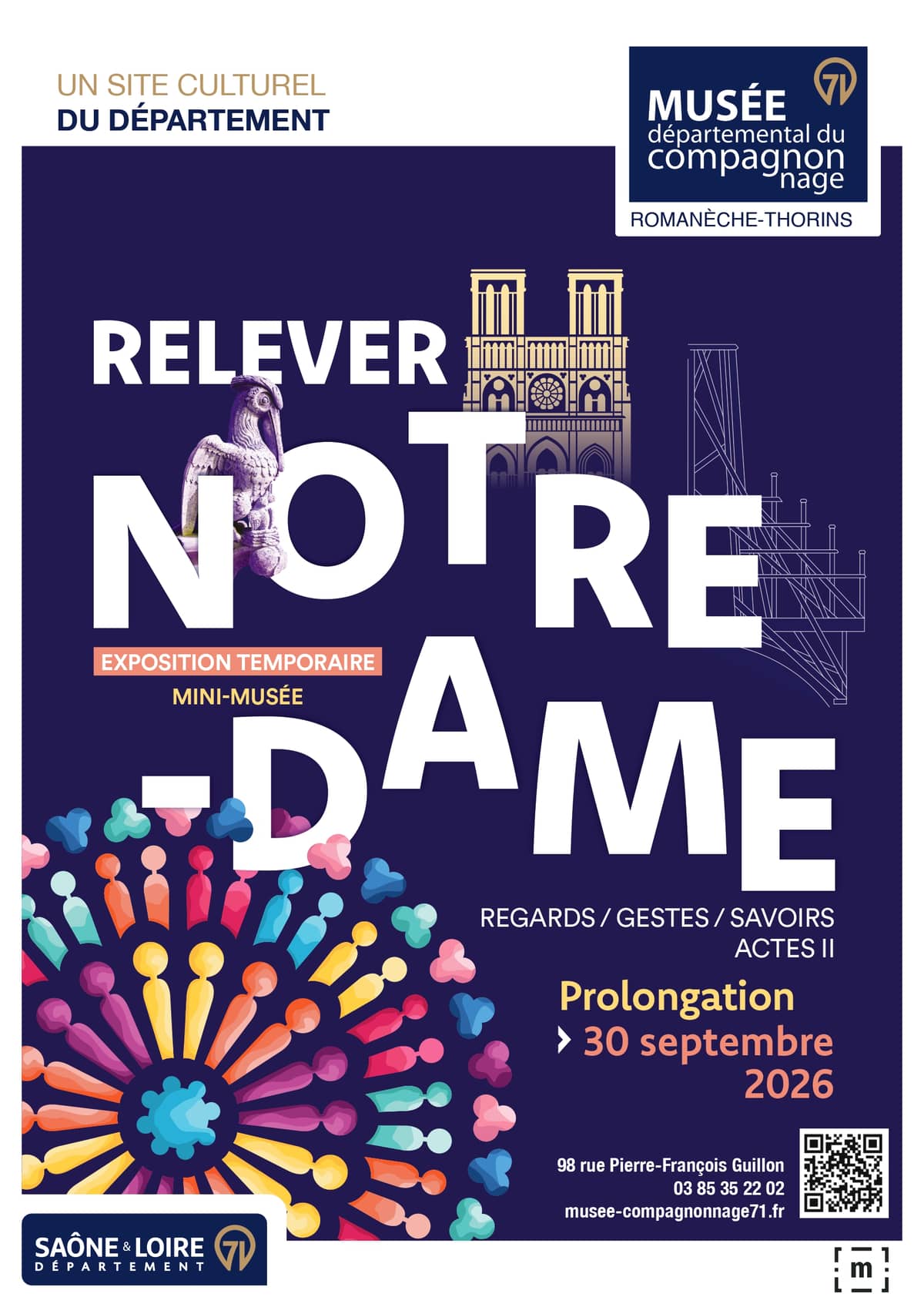 Illustration de l'événement : Exposition Relever Notre-Dame : regards/gestes/savoirs