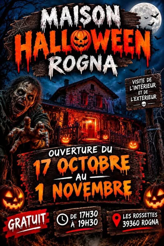 Illustration de l'événement : Maison d'Halloween du Jura
