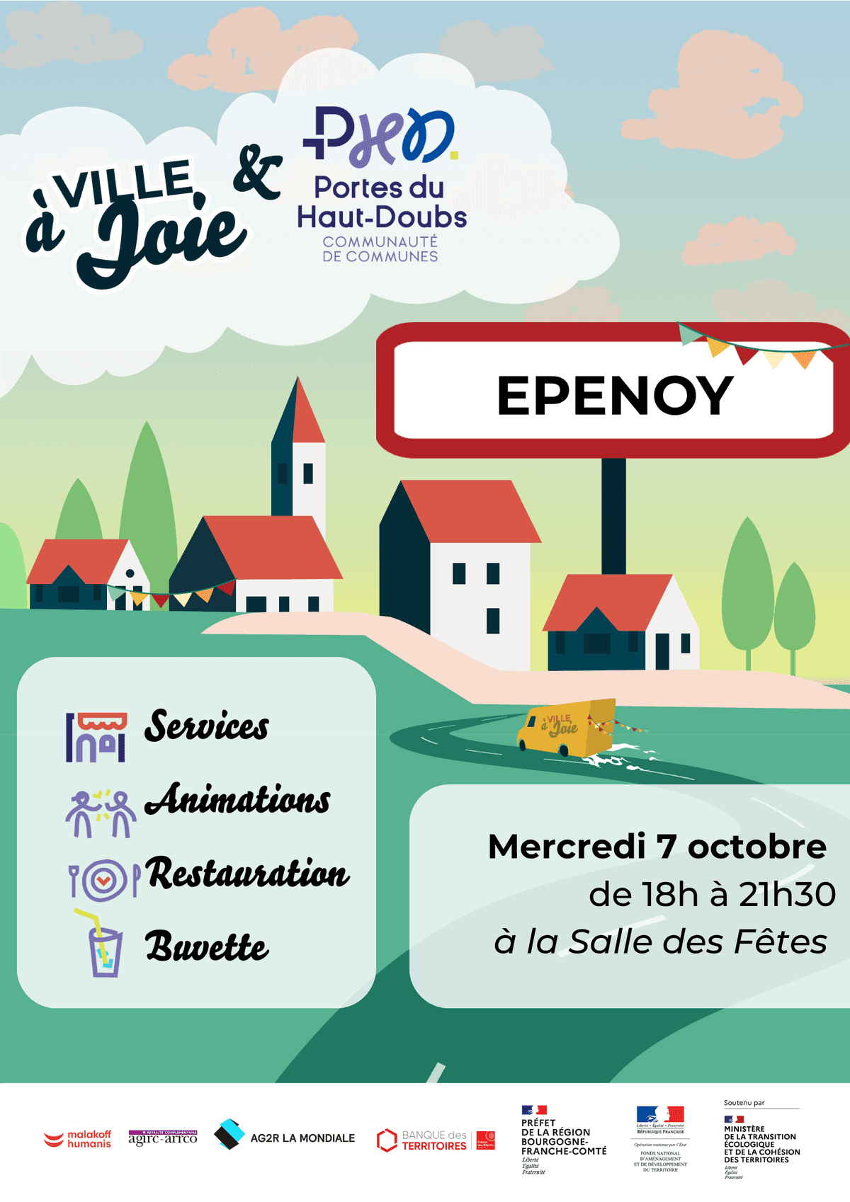 Illustration de l'événement : Ville à joie à Epenoy