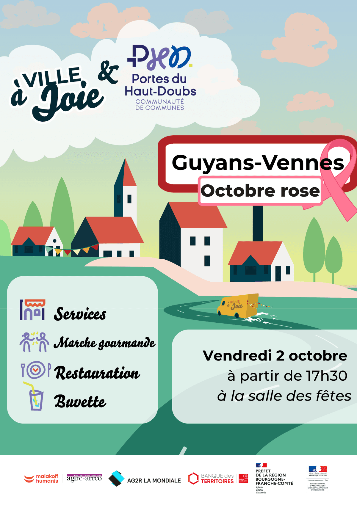 Illustration de l'événement : Ville à joie - Guyans-Vennes