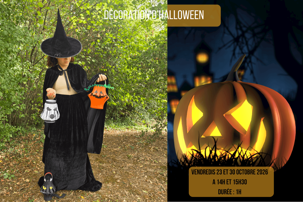 Illustration de l'événement : Atelier créatif : décoration d'Halloween