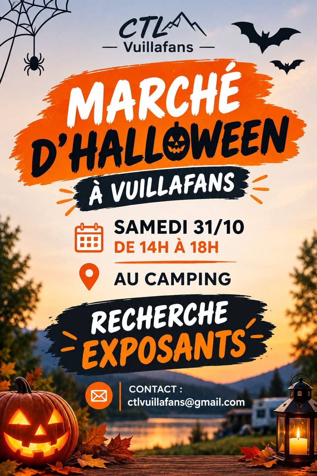 Illustration de l'événement : Marché d' Halloween - Appel Exposants