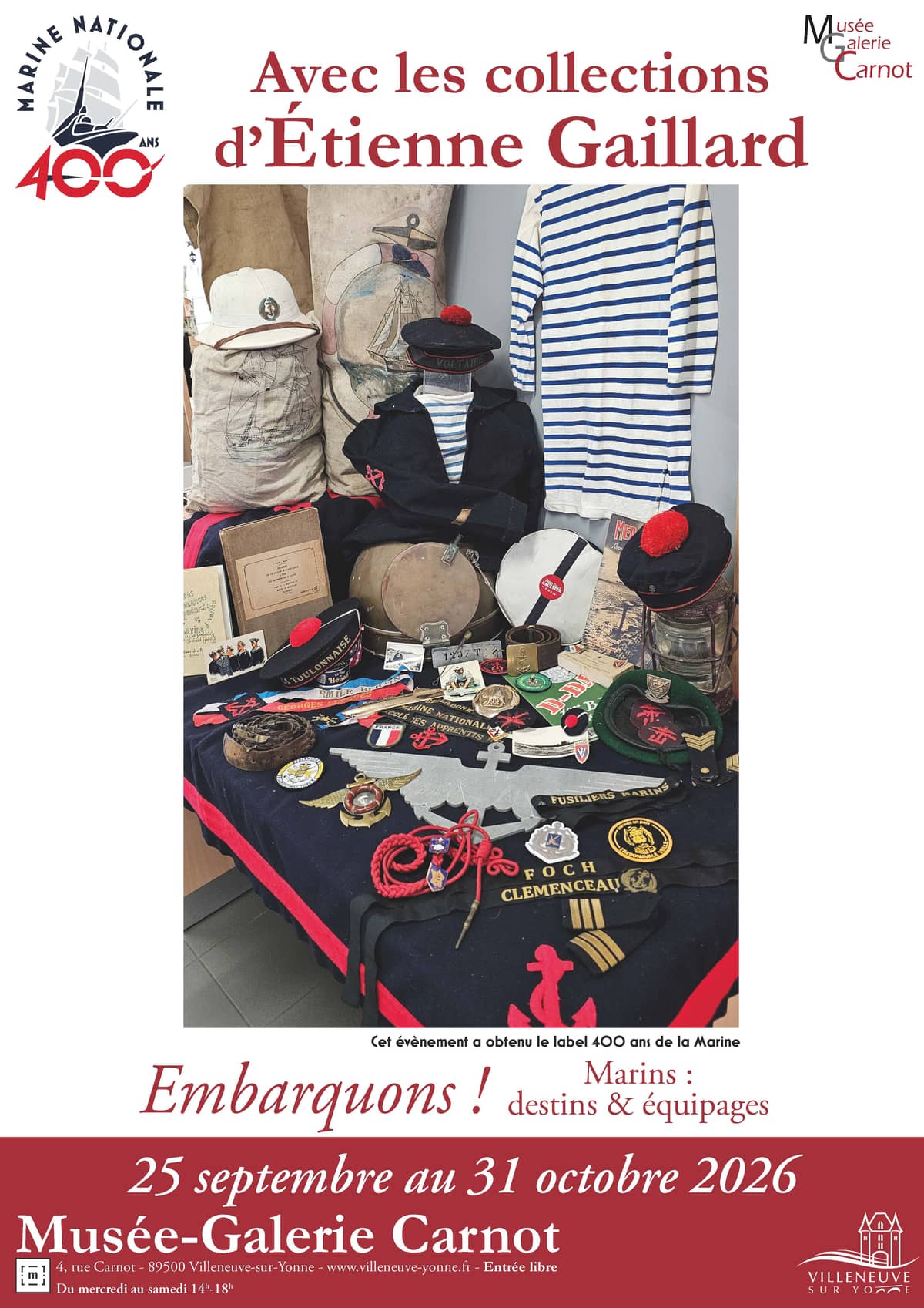 Illustration de l'événement : Exposition Embarquons?! Marins?: destins & équipages 400 ans de la Marine nationale