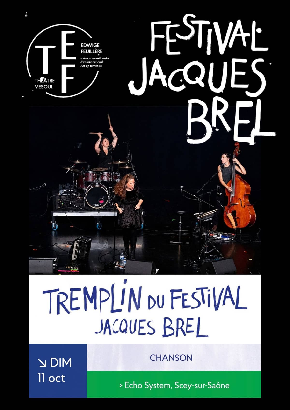 Illustration de l'événement : TREMPLIN DU FESTIVAL JACQUES BREL