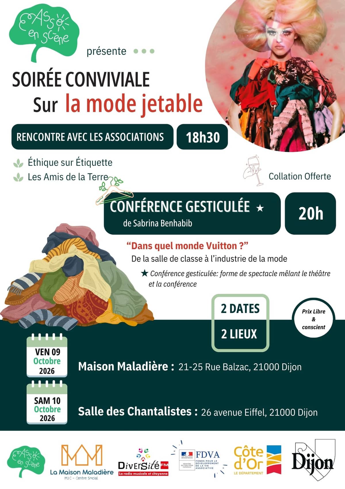 Illustration de l'événement : Soirée conviviale sur la mode jetable