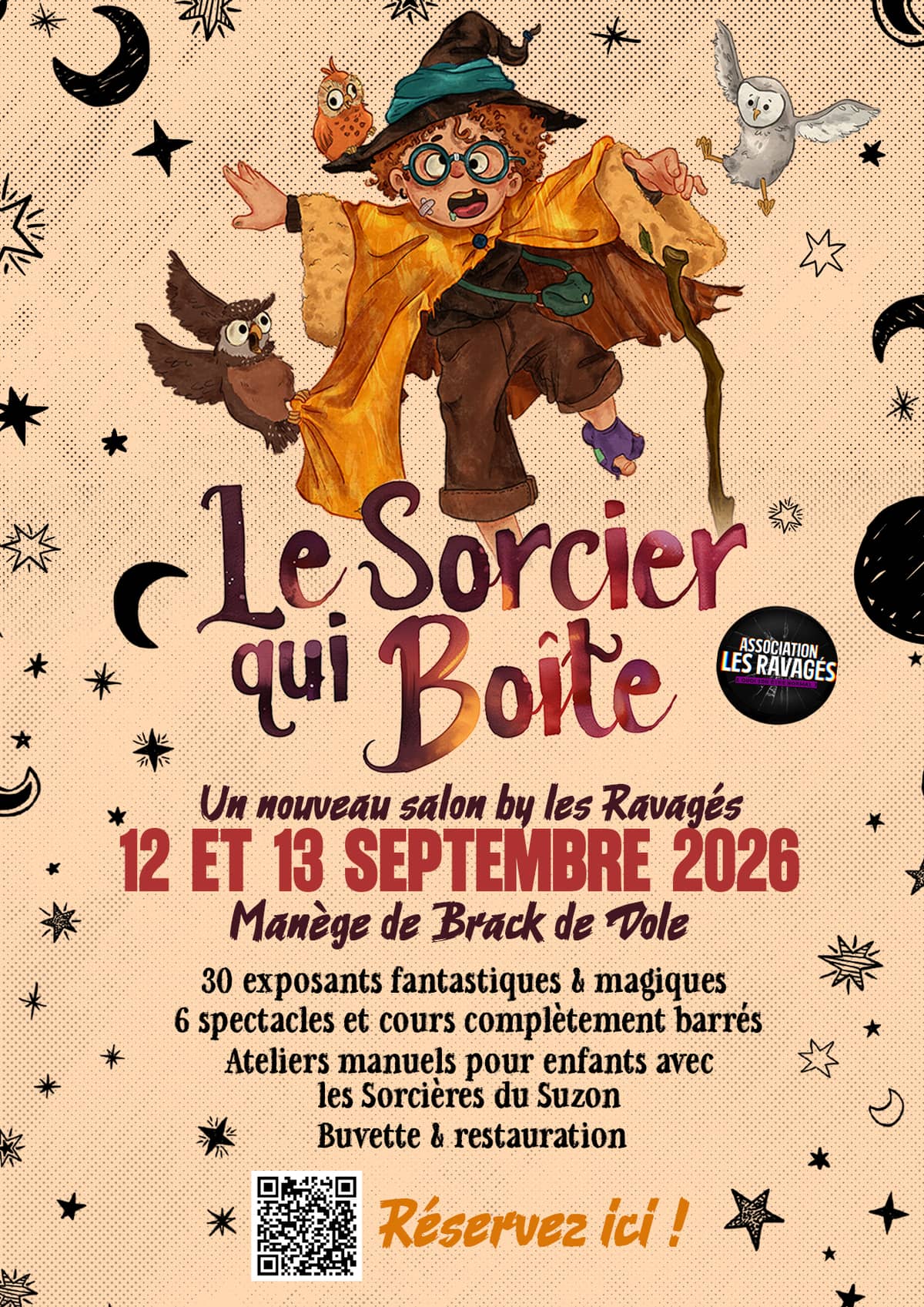 Illustration de l'événement : Le sorcier qui boîte, salon presque fantastique