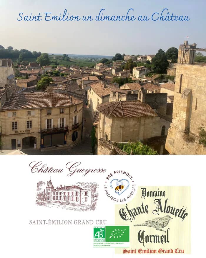 Illustration de l'événement : Saint Emilion visite Un dimanche au château