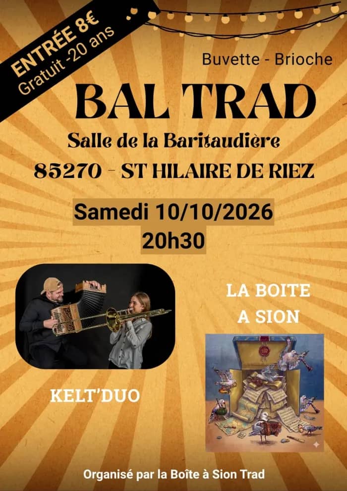 Illustration de l'événement : Bal trad de la Boîte à Sion