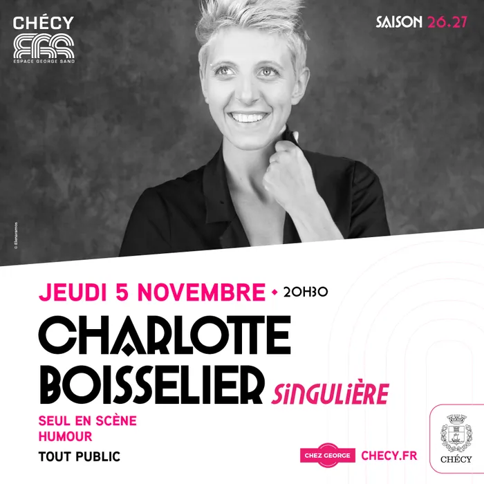 Illustration de l'événement : CHARLOTTE BOISSELIER - SAISON CULTURELLE 26/27