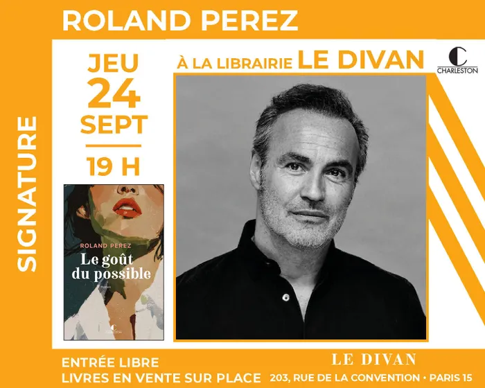 Illustration de l'événement : Roland Perez signe son nouveau roman