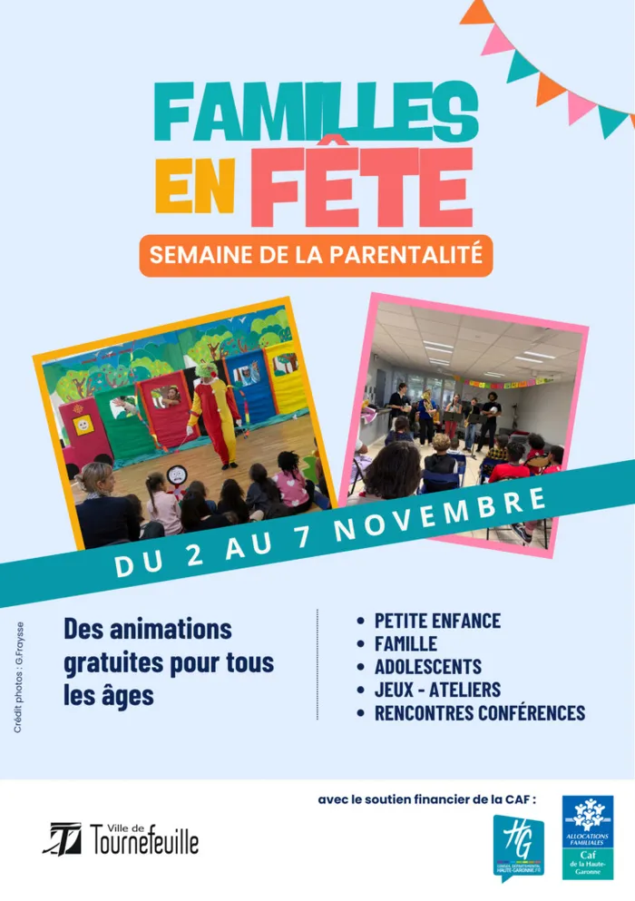 Illustration de l'événement : Semaine de la parentalité - du lundi 2 novembre au samedi 7 novembre