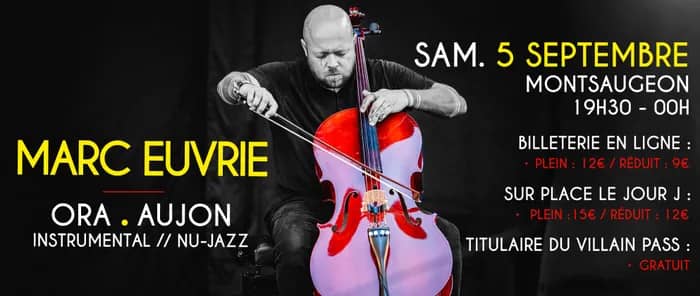 Illustration de l'événement : 🎹🎻[ O.R.A x MARC EUVRIE x AUJON // INSTRUMENTAL & NU-JAZZ // 5 SEPTEMBRE ] 🎹🎻