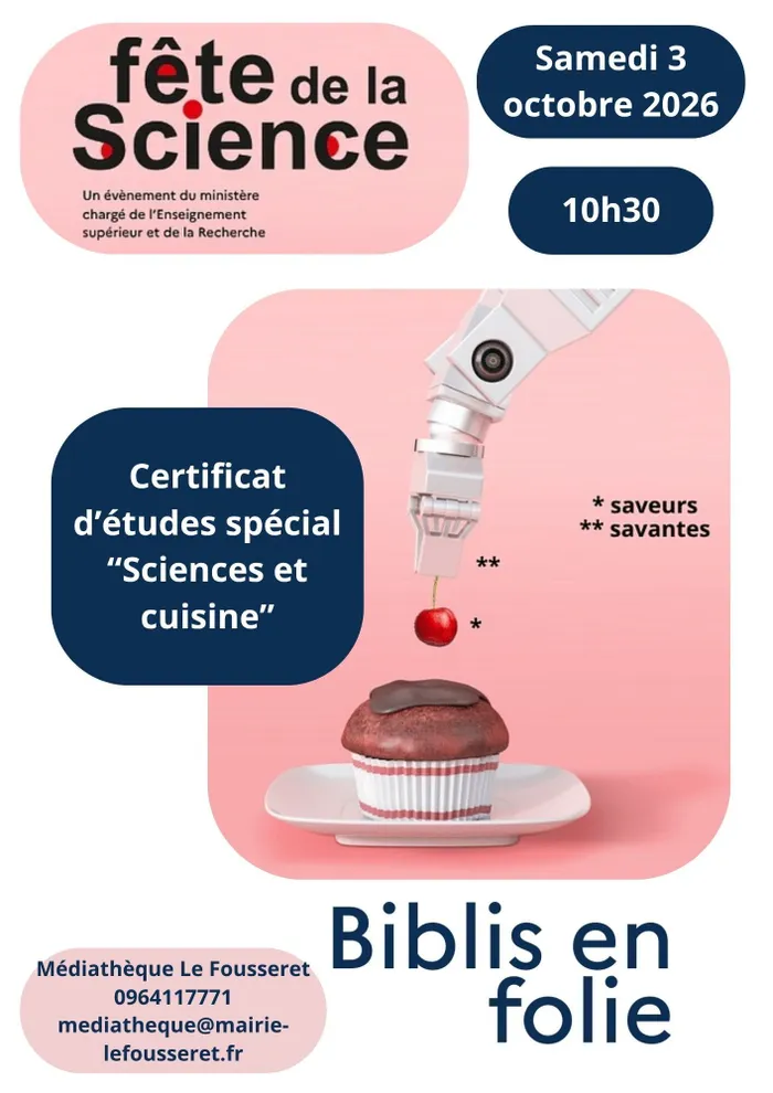 Illustration de l'événement : Certificat d'études spécial "Sciences & cuisine"