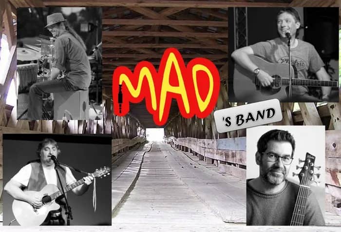 Illustration de l'événement : CONCERT FOLK / ROCK / COUNTRY / BLUES PAR « MAD’S BAND »