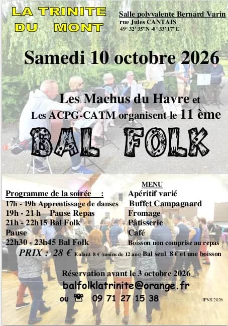 Illustration de l'événement : 11ème bal folk de La TRINITE du MONT