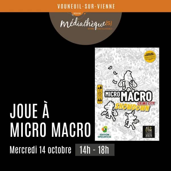 Illustration de l'événement : Jeu coopératif : Micro Macro Crime City