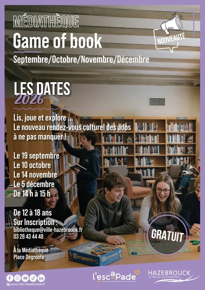 Illustration de l'événement : Game of books