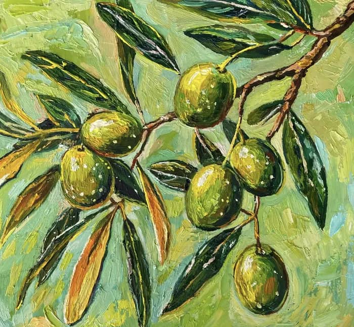 Illustration de l'événement : Atelier peinture autour de l'olive, dégustation et cueillette en famille