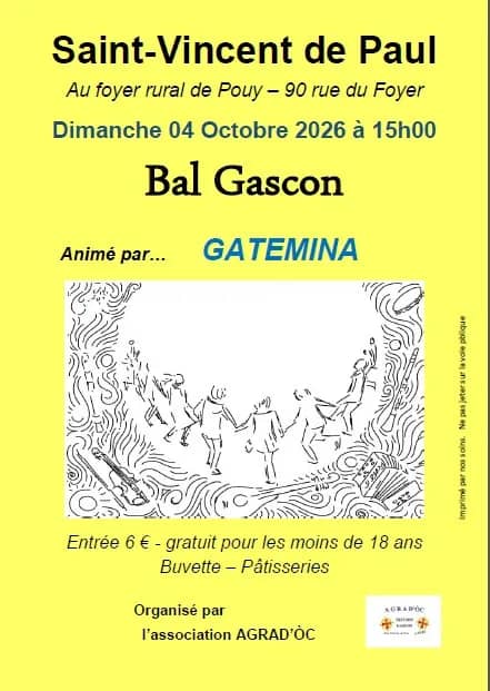Illustration de l'événement : Bal gascon animé par GATEMINE