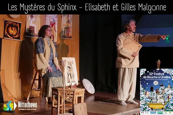 Illustration de l'événement : Les Mystères du Sphinx - Elisabeth et Gilles Malgonne