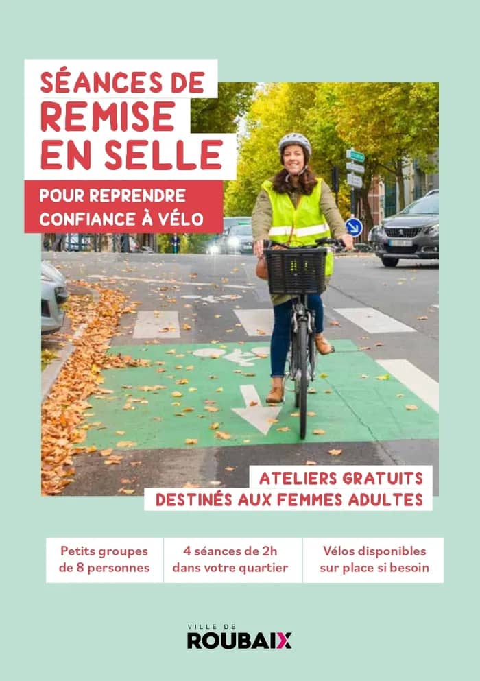 Illustration de l'événement : Séances de remise en selle pour reprendre confiance à vélo