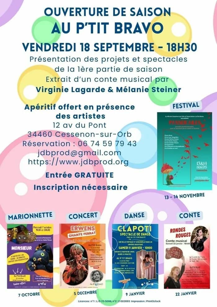Illustration de l'événement : Ouverture de saison au p'tit Bravo