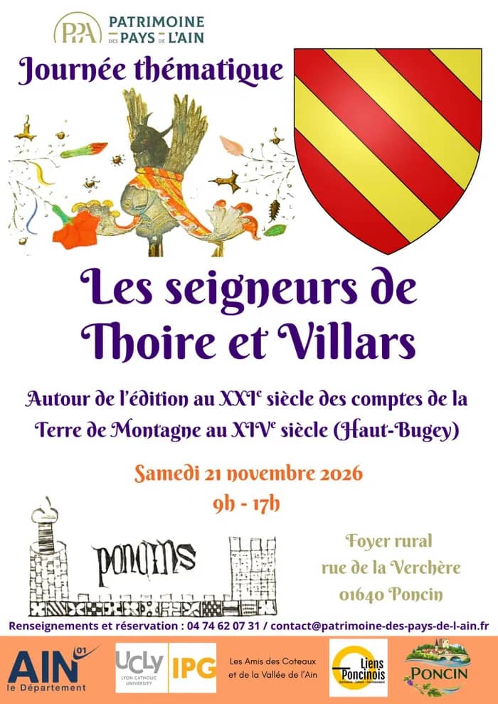 Illustration de l'événement : [Journée thématique] Les Seigneurs de Thoire et Villars