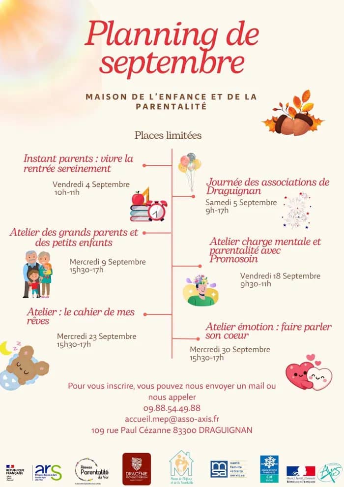 Illustration de l'événement : Maison de l'Enfance et de la Parentalité - Programme