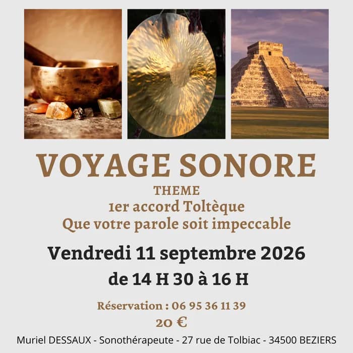 Illustration de l'événement : Voyage Sonore à Béziers