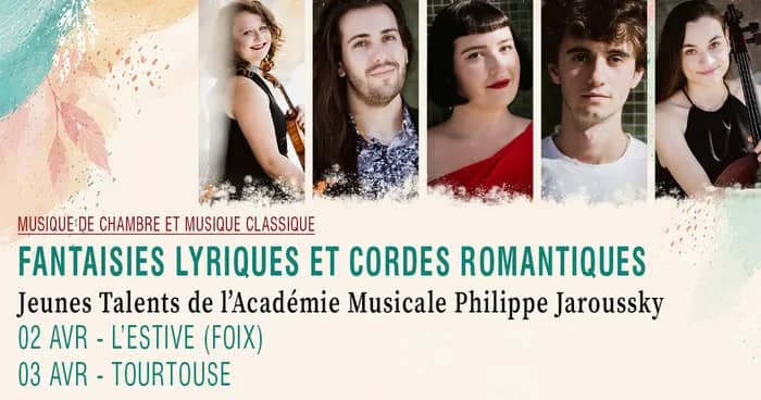 Illustration de l'événement : Fantaisies lyriques et cordes romantiques - Jeunes Talents de l’Académie Musicale Philippe Jaroussky