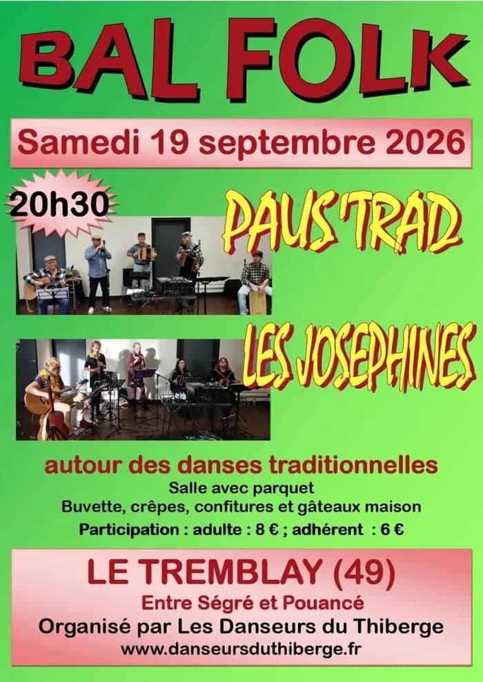 Illustration de l'événement : Bal Folk Des danseurs du Thiberge