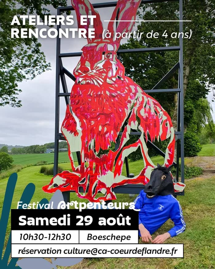 Illustration de l'événement : Ateliers et rencontre autour de l’œuvre Giant à Boeschepe