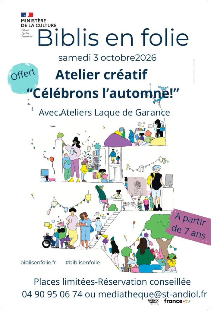 Illustration de l'événement : Atelier créatif sur le thème de l'automne