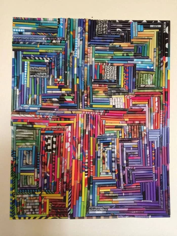 Illustration de l'événement : Fresque participative « mosaïque en papier recyclé »