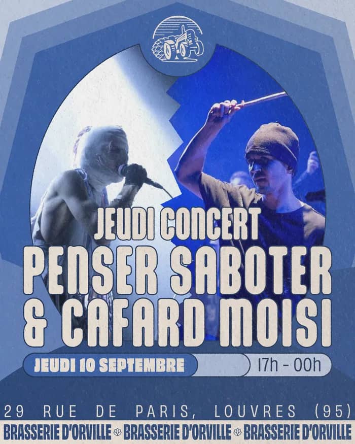 Illustration de l'événement : Jeudi Concert [Penser Saboter & Cafard Moisi]