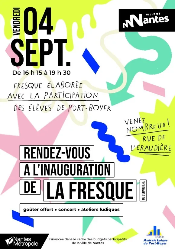 Illustration de l'événement : Inauguration fresque Port-Boyer