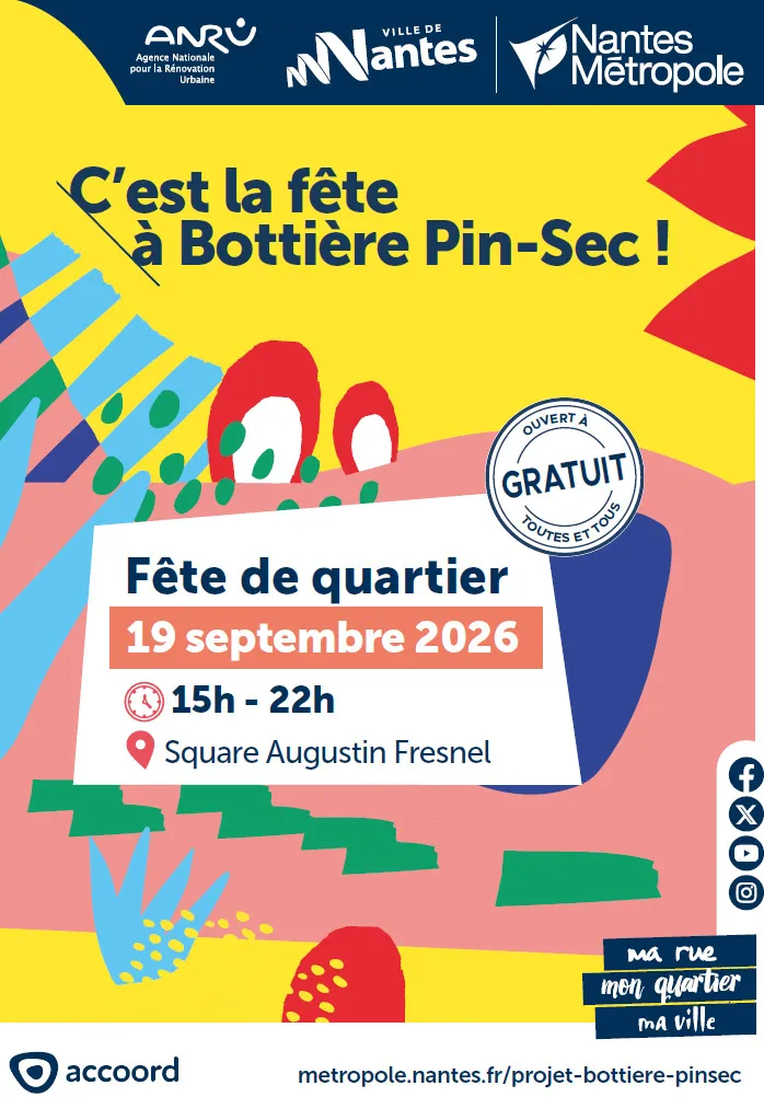 Illustration de l'événement : C'est la fête à Bottière Pin-Sec !