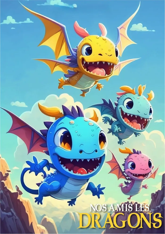 Illustration de l'événement : Nos amis les dragons – l’aventure participative de 3 à 8 ans